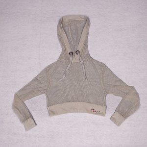 Bootiful Activewear mesh crop hoodie
